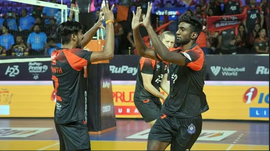 Pro Volleyball League: Hyderabad Black Hawks pick gritty win over Kochi Blue Spikers to begin home leg